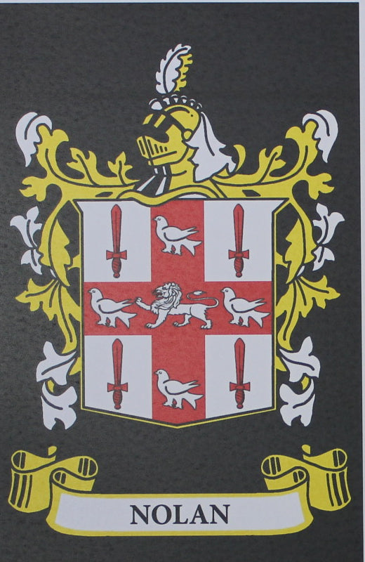 Nolan - Irish Surname Coat of Arms Family Crest Heraldry