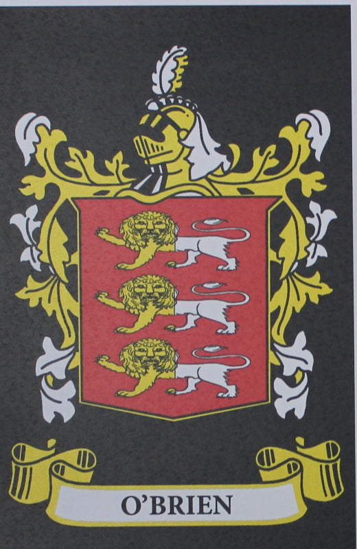 O’Brien - Irish Surname Coat of Arms Family Crest Heraldry