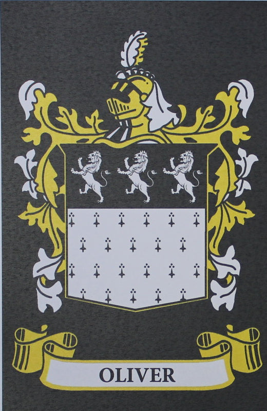 Oliver - Irish Surname Coat of Arms Family Crest Heraldry