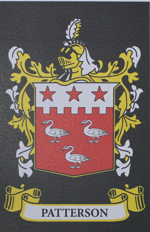 Patterson - Irish American Surname Heraldry