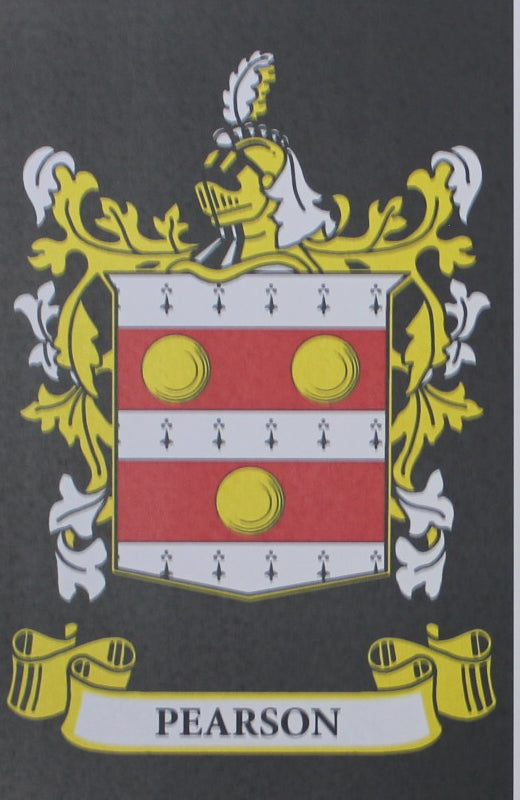 Pearson - Irish Surname Coat of Arms Family Crest Heraldry