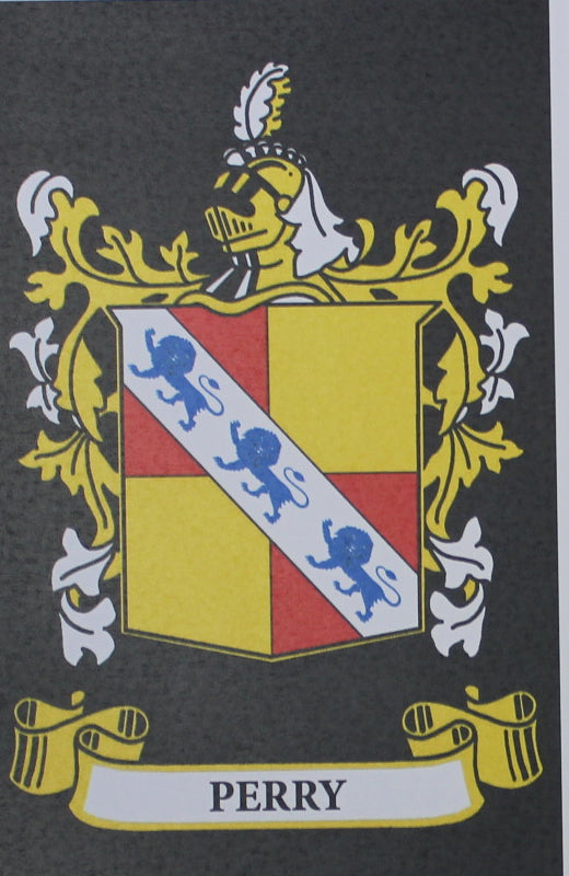 Perry - Irish American Surname Heraldry