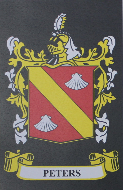 Peters - Irish American Surname Heraldry