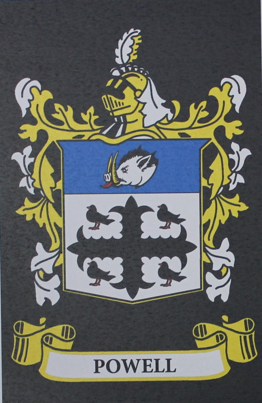 Powell - Irish Surname Coat of Arms Family Crest Heraldry