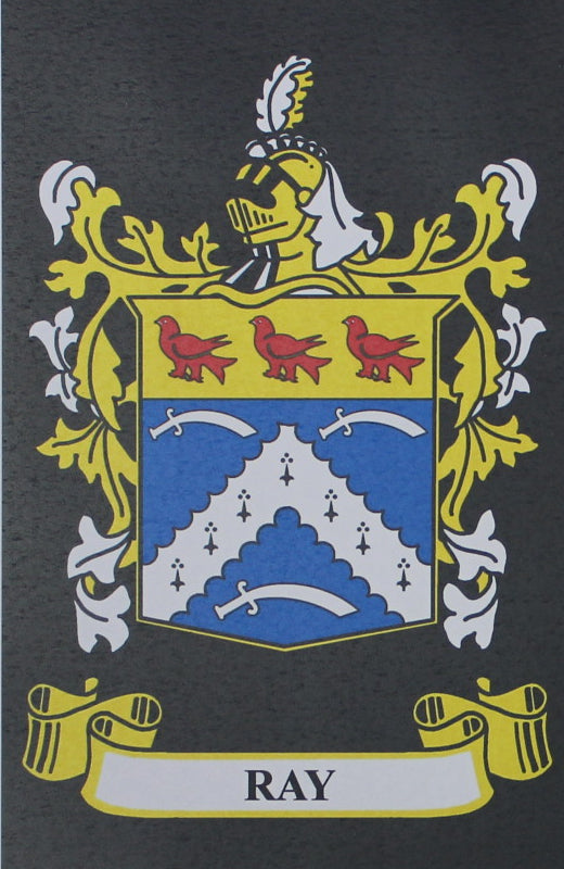 Ray - Irish Surname Coat of Arms Heraldry