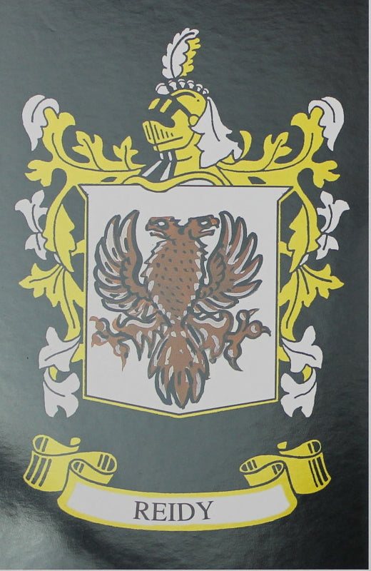 Reidy - Irish Surname Coat of Arms Family Crest Heraldry