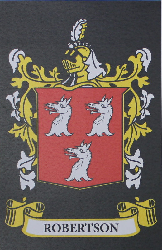 Robertson - Irish Surname Coat of Arms Family Crest Heraldry