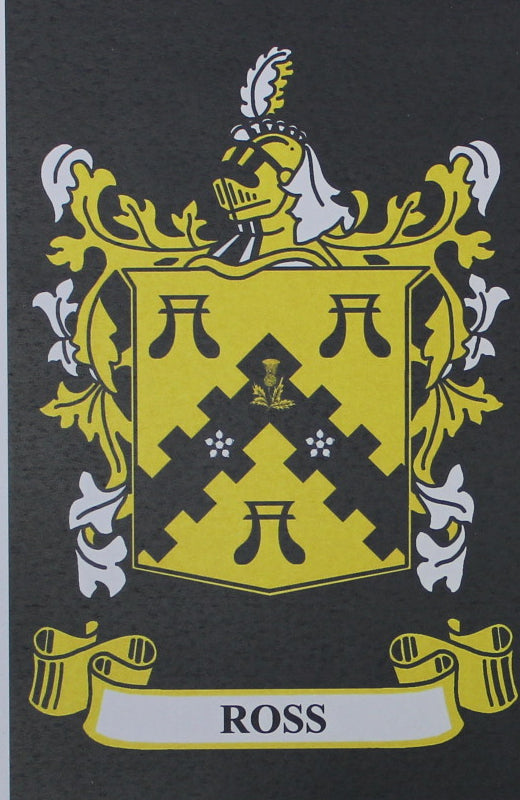 Ross - Irish Surname Coat of Arms Family Crest Heraldry