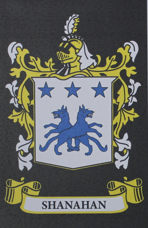 Shanahan - Irish Surname Coat of Arms Family Crest Heraldry