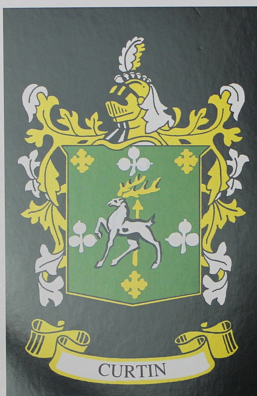 Curtin - Irish Surname Coat of Arms Family Crest Heraldry