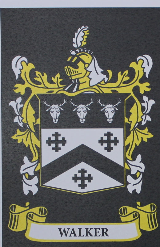 Walker - Irish American Surname Heraldry