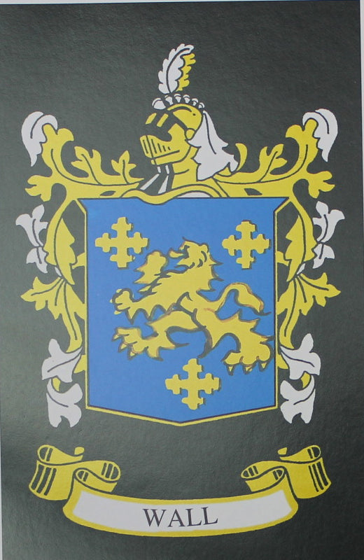 Wall - Irish Surname Heraldry