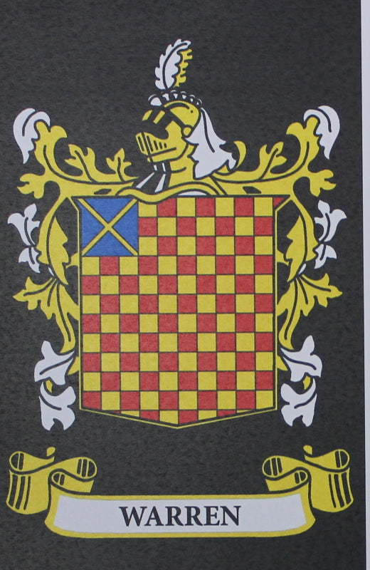 Warren - Irish Surname Coat of Arms Heraldry