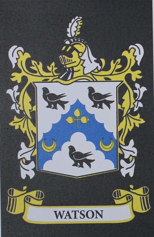 Watson - Irish American Surname Heraldry