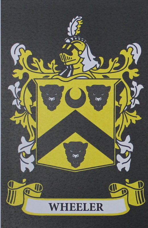 Wheeler - Irish American Surname Heraldry