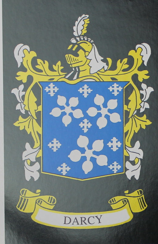 Darcy - Irish Surname Coat of Arms Family Crest Heraldry