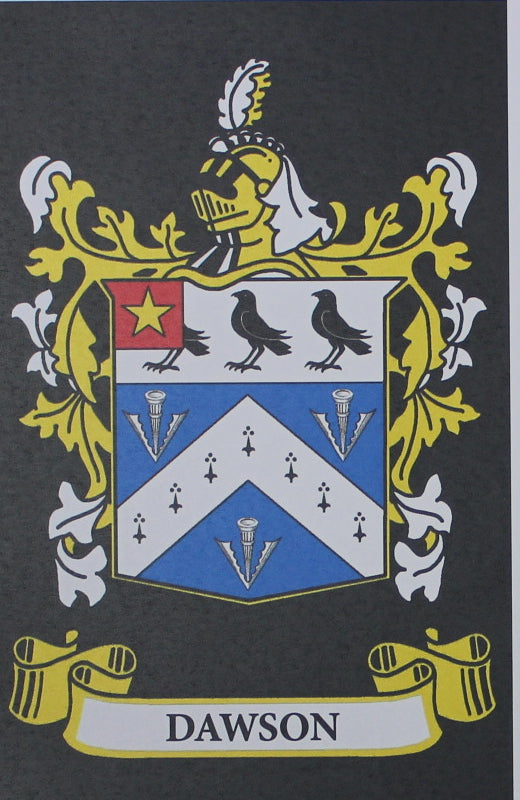 Dawson - Irish American Surname Heraldry