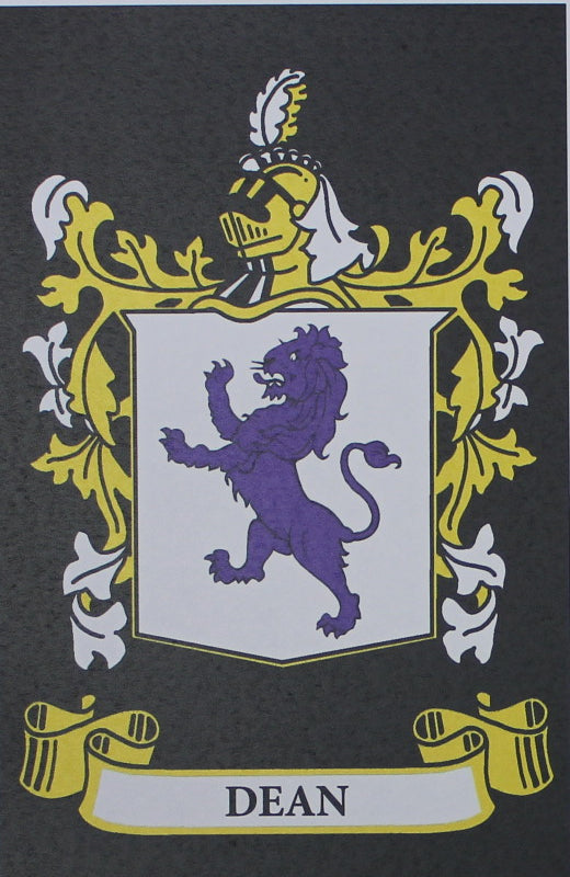Dean - Irish American Surname Coat of Arms Heraldry