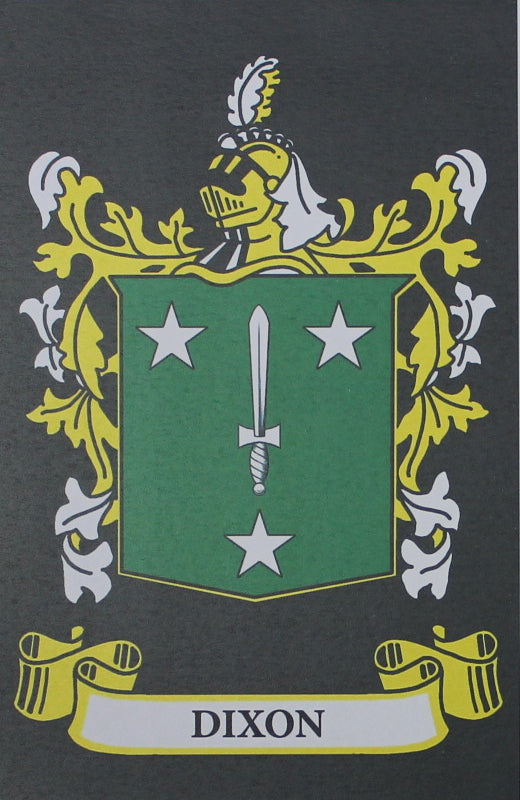 Dixon - Irish American Surname Heraldry