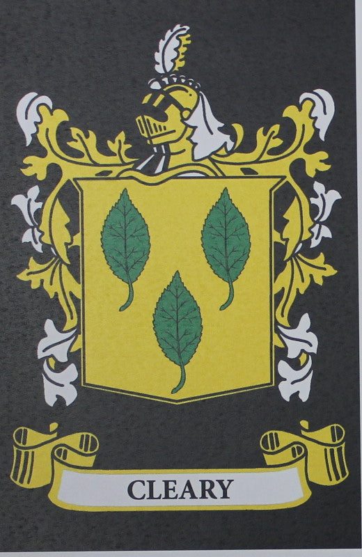 Cleary - Irish Surname Coat of Arms Family Crest Heraldry