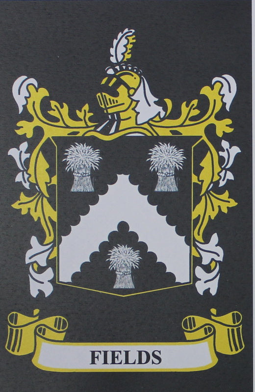 Fields - Irish American Surname Coat of Arms Heraldry