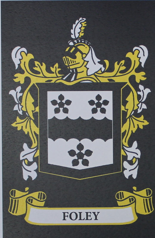 Foley - Irish Surname Coat of Arms Family Crest Heraldry