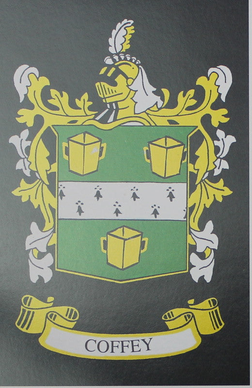 Coffey - Irish American Surname Heraldry