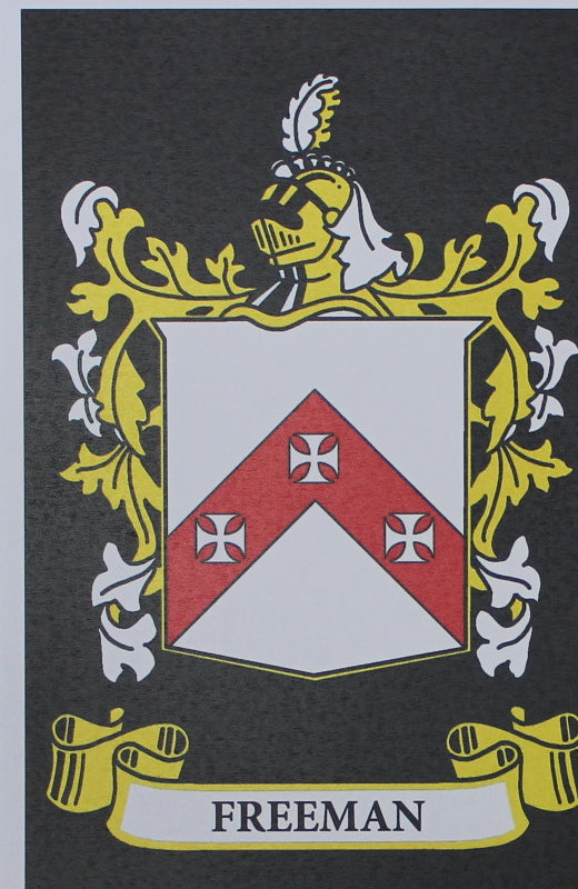 Freeman - Irish Surname Coat of Arms Family Crest Heraldry