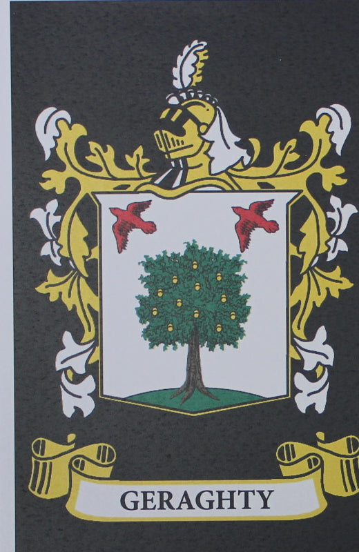 Geraghty - Irish Surname Coat of Arms Family Crest Heraldry