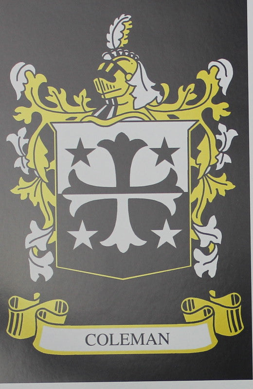 Coleman - Irish American Surname Heraldry