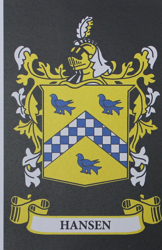 Hansen - Irish American Surname Heraldry