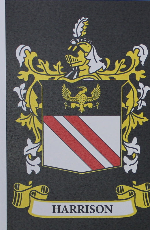 Harrison - Irish American Surname Heraldry