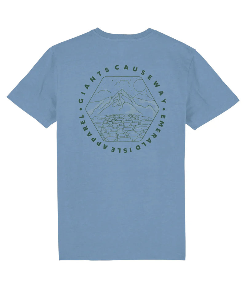 Heather Blue Emerald Isle Apparel T-Shirt