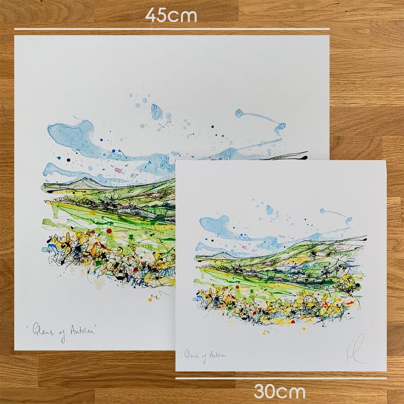 Glens of Antrim - Northern Ireland Print with Size and Presentation Options