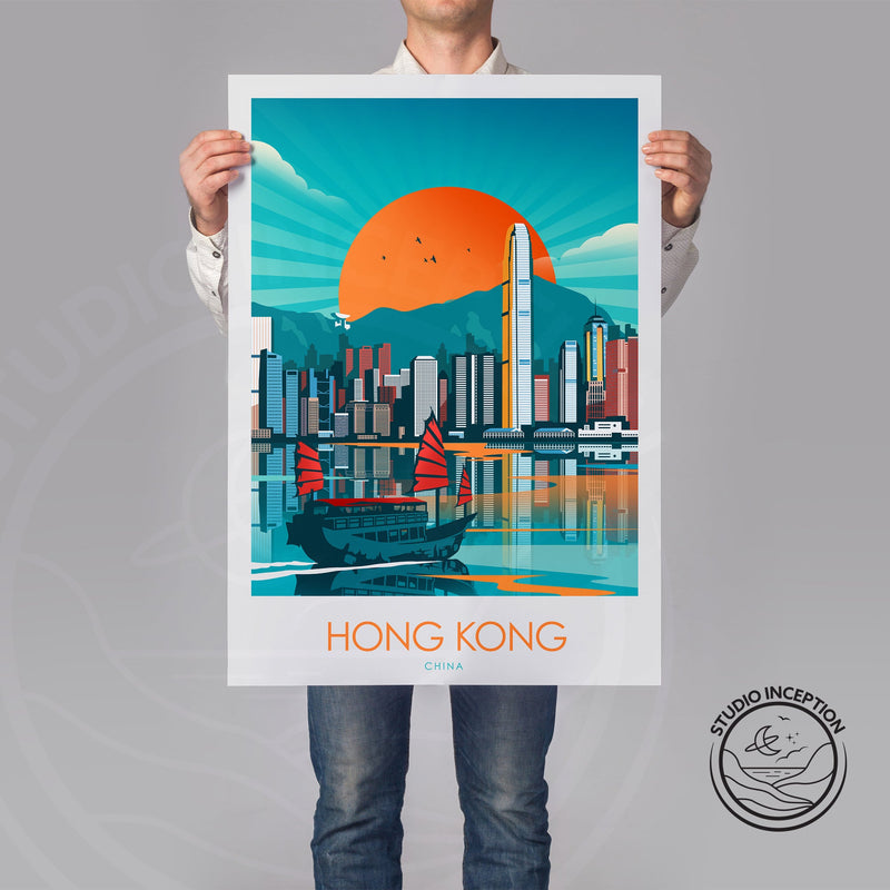 Hong Kong Minimalist Print