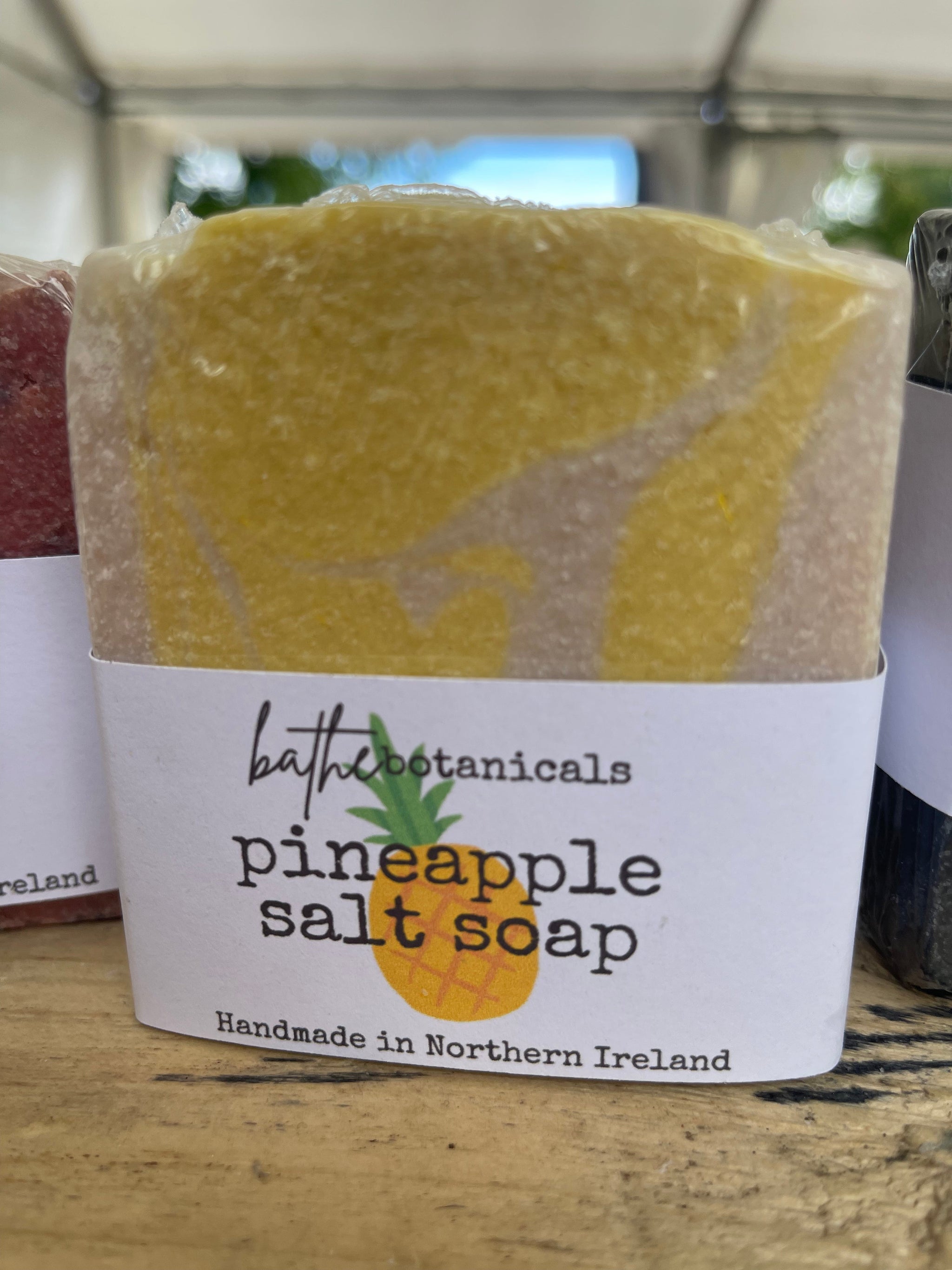 Pineapple salt soap