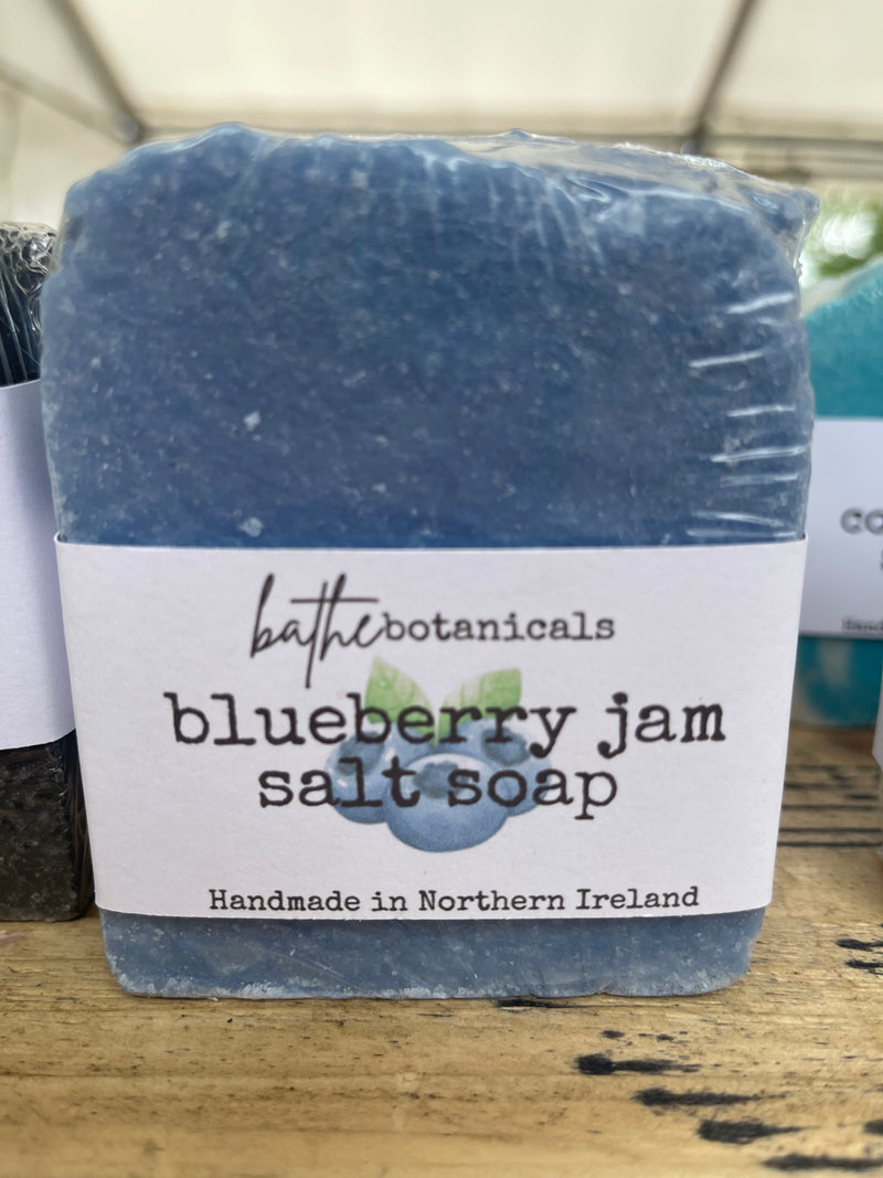 Blueberry jam salt soap