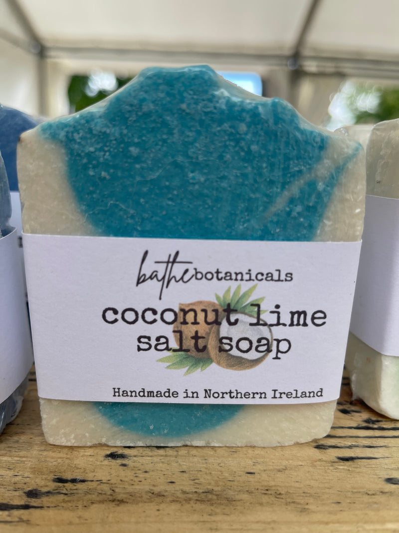 Coconut Lime salt soap