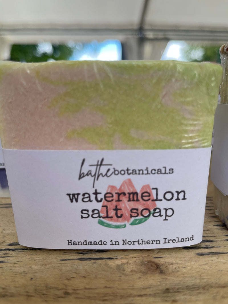 Watermelon salt soap