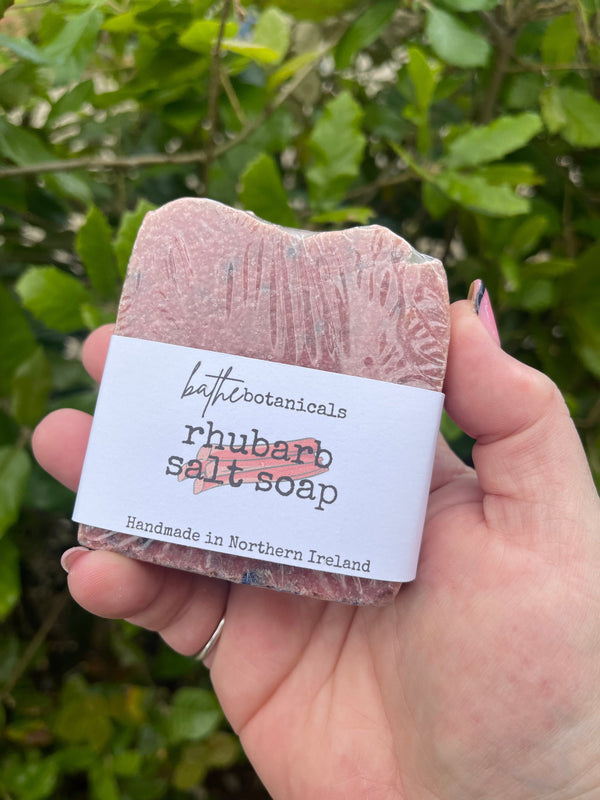 Rhubarb Salt soap