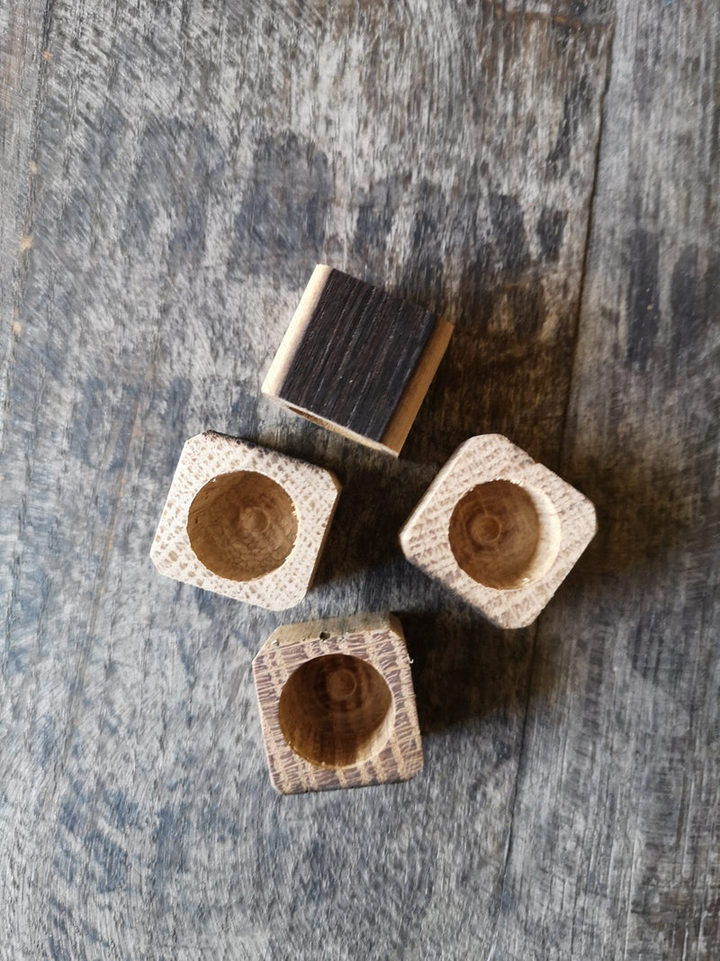 Irish Whiskey Barrel Wooden Ice Blocks - Whiskey Wood Crafts