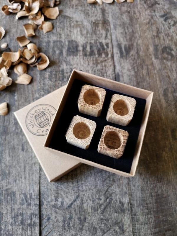 Irish Whiskey Barrel Wooden Ice Blocks - Whiskey Wood Crafts