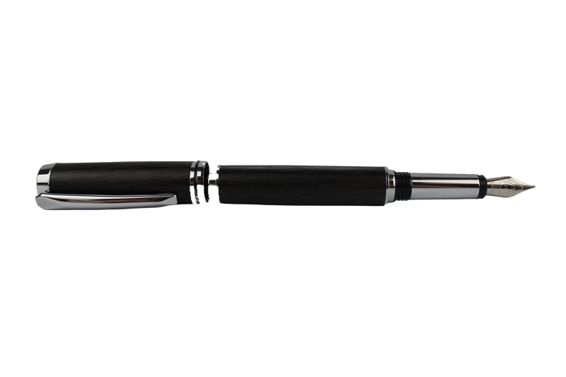 Bog Oak Handcrafted Pen - Fountain & Ballpoint