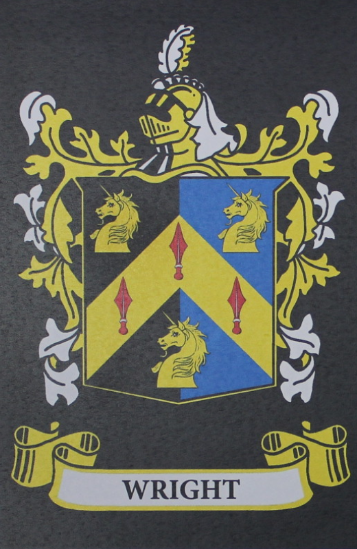 Wright - Irish American Surname Heraldry