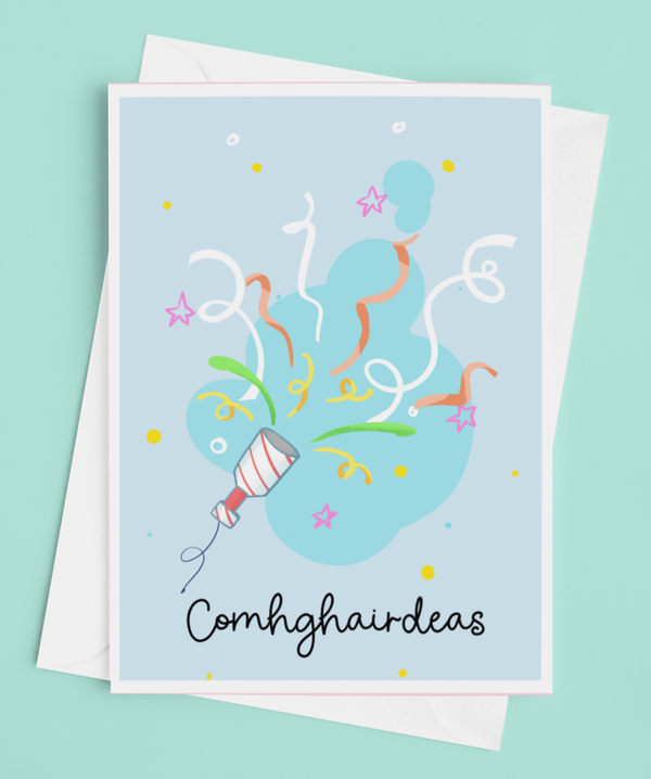 Congratulations - Irish Language Greetings Card