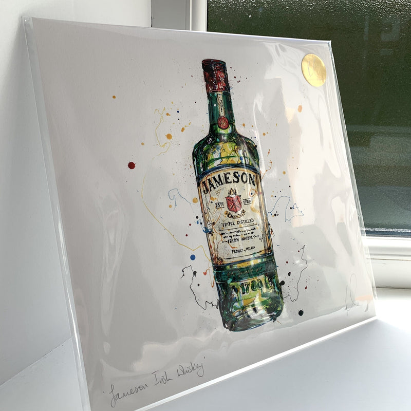 Jameson Irish Whiskey Print with Size and Presentation Options