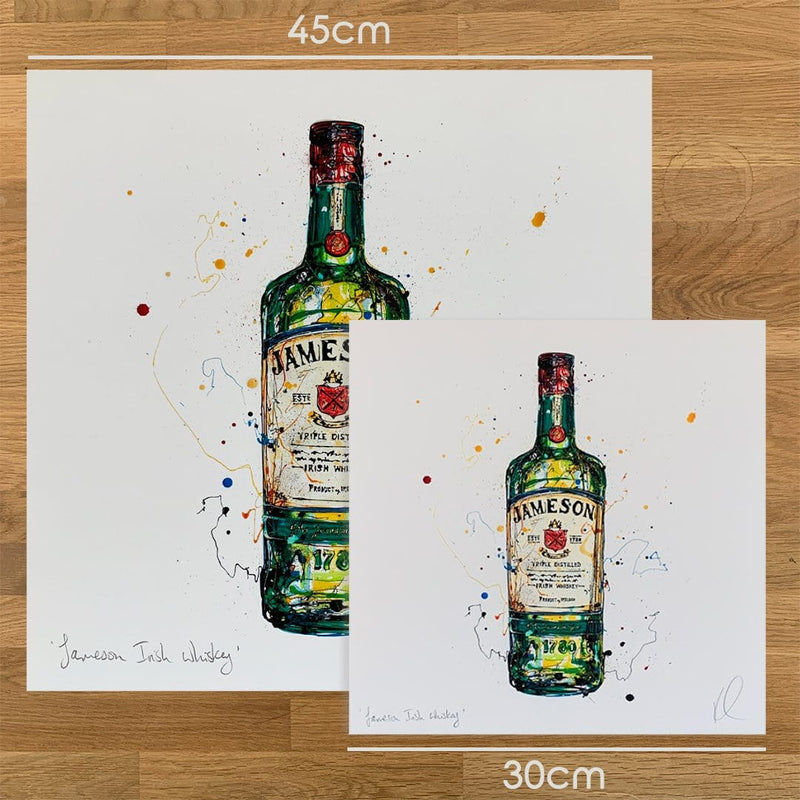 Jameson Irish Whiskey Print with Size and Presentation Options