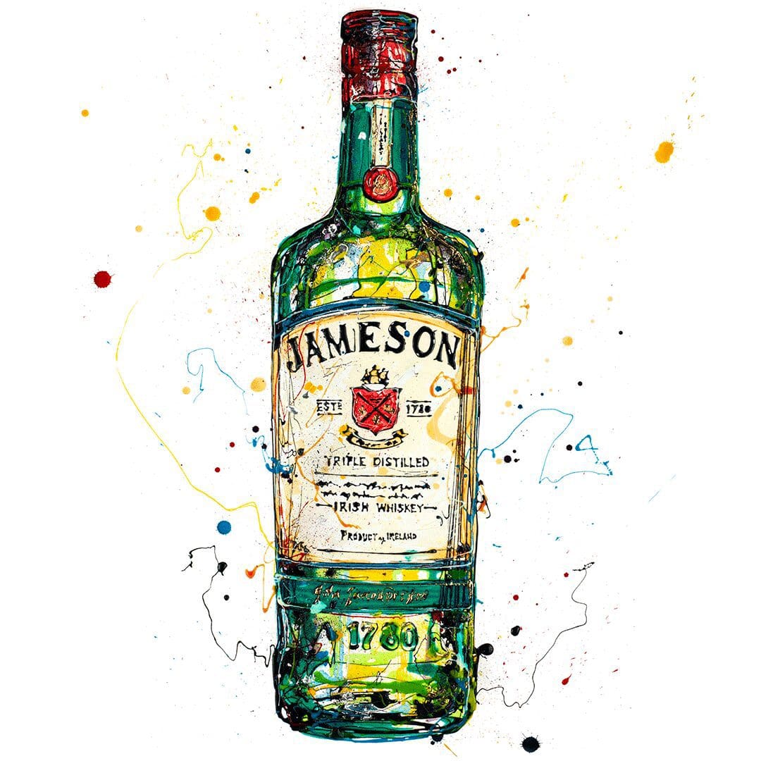 Jameson Irish Whiskey Print with Size and Presentation Options