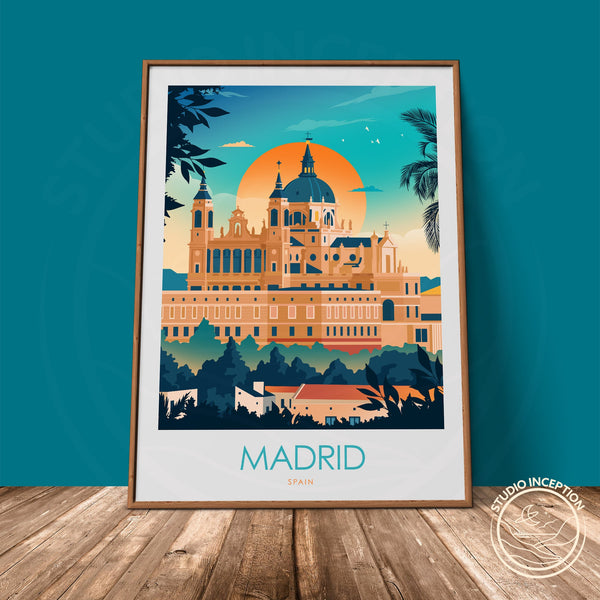 Madrid Minimalist Print