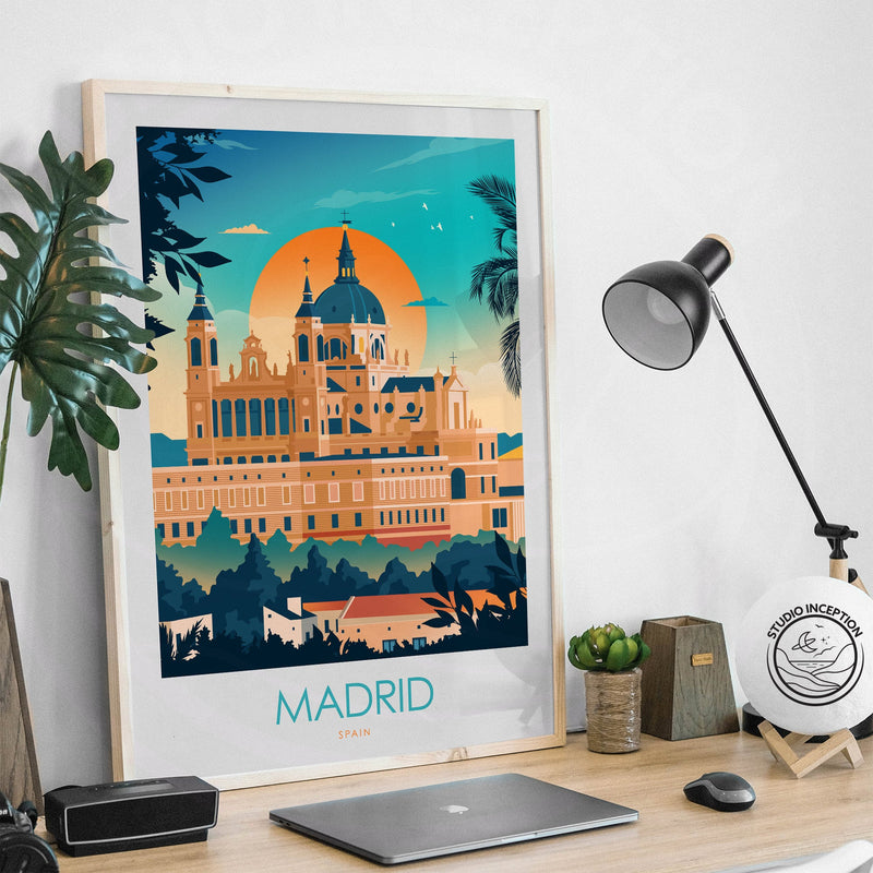 Madrid Minimalist Print